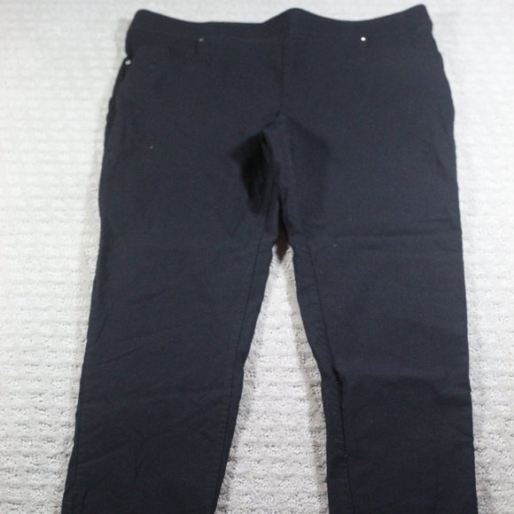 NWOT 89th + Madison Size Large Black Pull On Stretch Pants - Picture 1 of 6